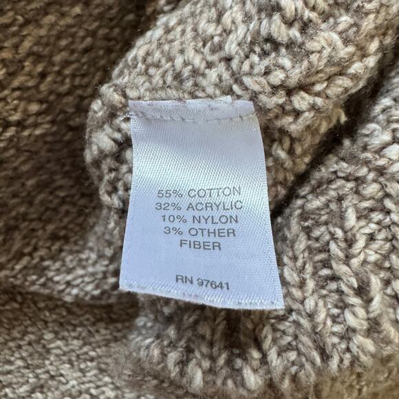 J Jill Fair Isle Nordic Ski Sweater Fisherman Core Pullover Scandinavian Cabin - Picture 6 of 7